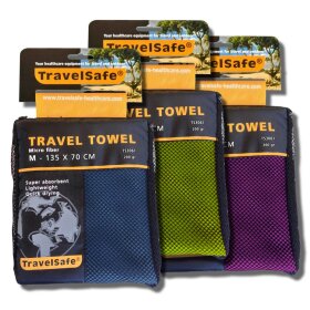 TravelSafe - Travel Towel L 80x135 Lime Green