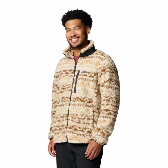 Fleecejakke Winter Pass Printed Fleece Dark Stone Delta