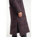 Tenson W Shanna Down Coat Aubergine Lang damejakke