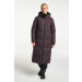 Tenson W Shanna Down Coat Aubergine Lang damejakke