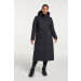 Tenson W Shanna Down Coat Black Lang Jakke