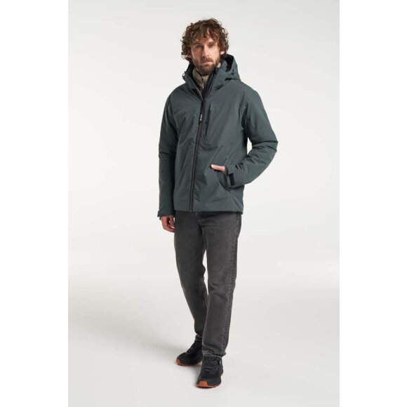 Tenson Dave Jacket M Grey Green Vinterjakke