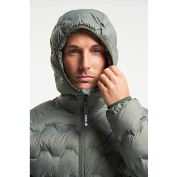 Tenson dunjakke til herrer M Shibui Down Jacket Grey green