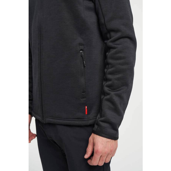 Tenson Fleece TXlite Midlayer Zip M Black