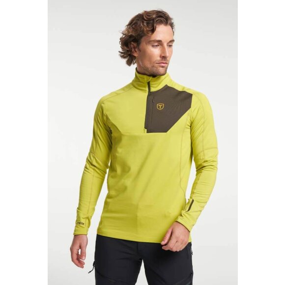 Tenson Txlite Half Zip M Acid Lemon