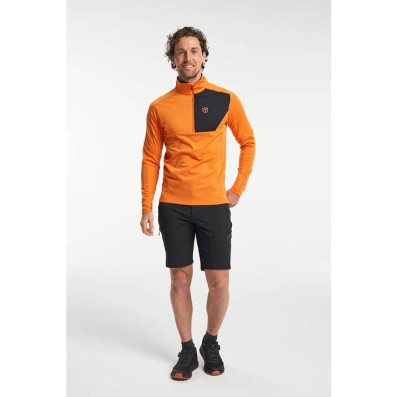 Tenson Txlite Half Zip M Dark Orange Fleece