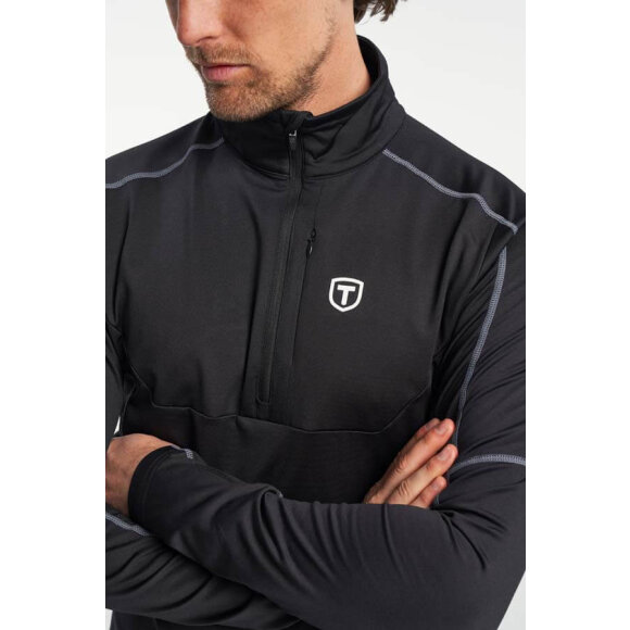 Tenson Txlite Half Zip M Black Fleece