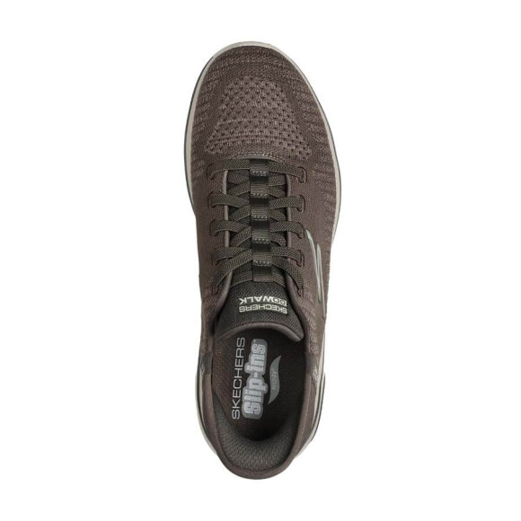 Skechers M Go Walk Arch Fit 2,0 Taupe Sko