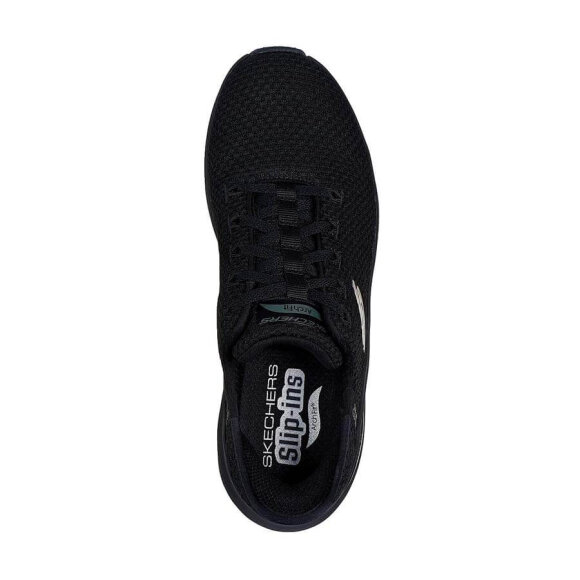 Skechers W Arch Fit 2,0 Black Hverdagssko til damer