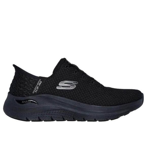 Skechers W Arch Fit 2,0 Black Hverdagssko til damer