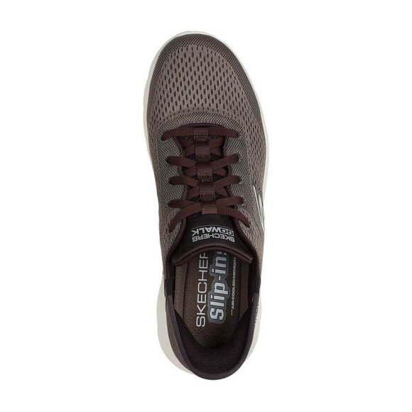 Skechers M Go Walk Flex Brown Hverdagssko til herrer