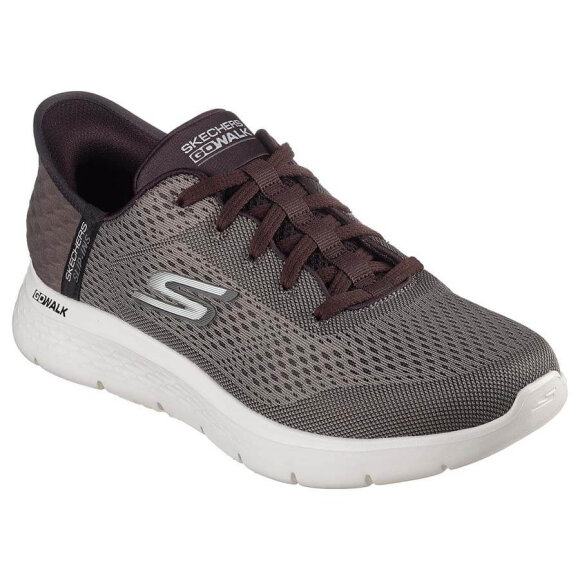 Skechers M Go Walk Flex Brown Hverdagssko til herrer