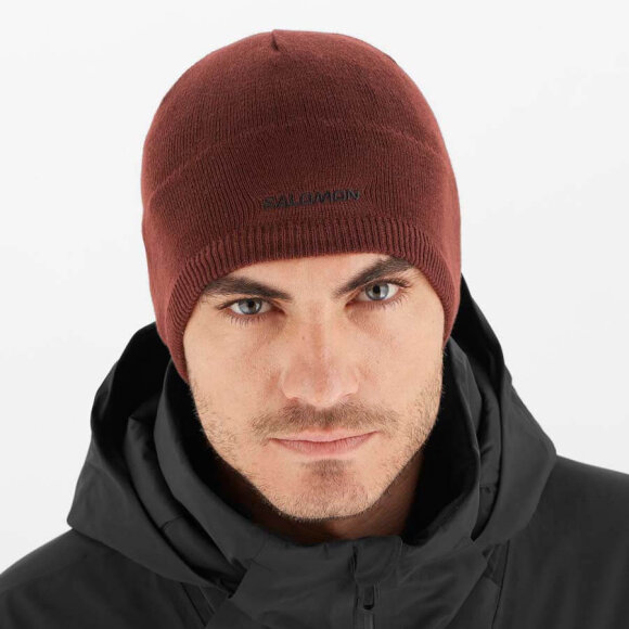 Salomon Beanie Rum Raisin Varm Hue