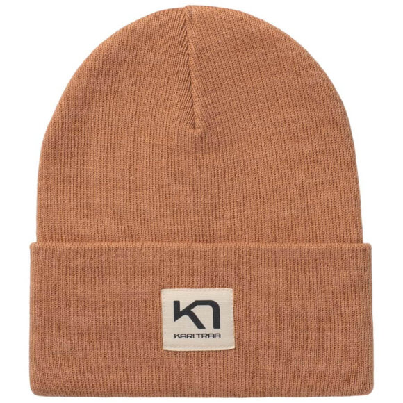 Kari Traa Røthe Beanie Light Brown strikhue