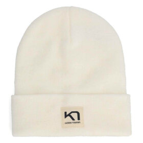 Kari Traa Røthe Beanie White strikhue