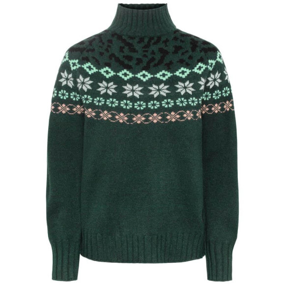 Kari Traa Ingrid Knit Pine Sweater