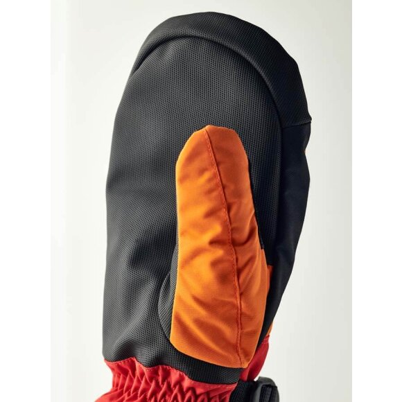 Hestra Gauntlet Sr. mitten Orange Skiluffer i Retro Look