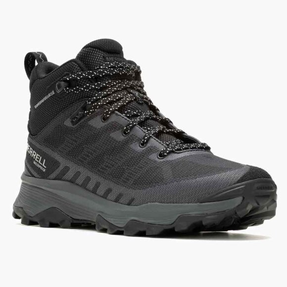 Merrell M Speed Eco Mid WP Black Vandrestøvle