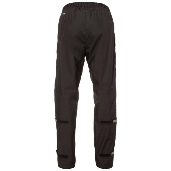 Vaude Men's Fluid Full-zip Pant Black Regnbukser til mænd