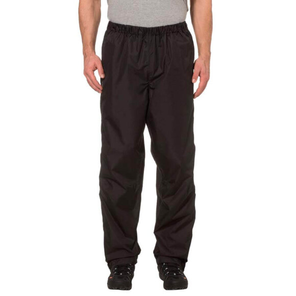 Vaude Men's Fluid Full-zip Pant Black Regnbukser til mænd