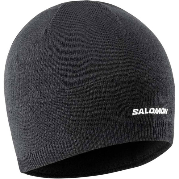 Salomon Beanie Deep Black Hue