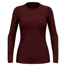 Odlo Uldundertrøje til damer -  W Top Crew Neck L/S Merino