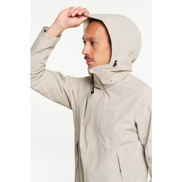 Tenson regnjakke til mænd M Winga Rain Jacket Sand