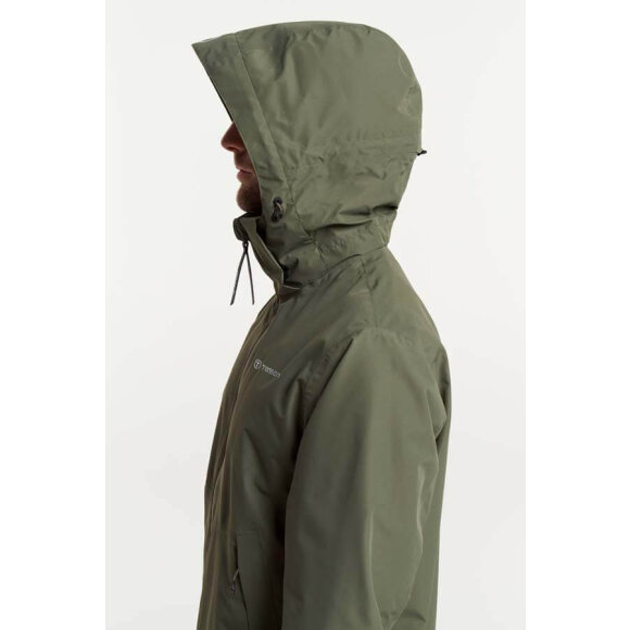 Tenson regnjakke M Winga Rain Jacket Dark Olive