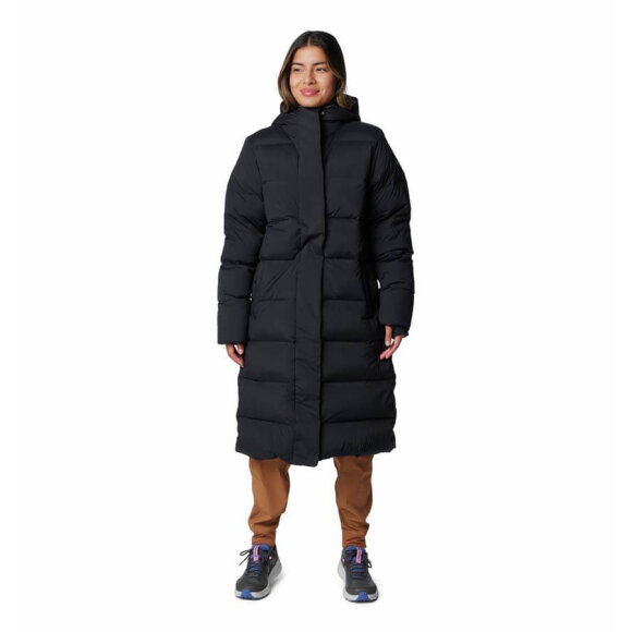 Lang dunjakke Boundless Days Long Down Jacket Black