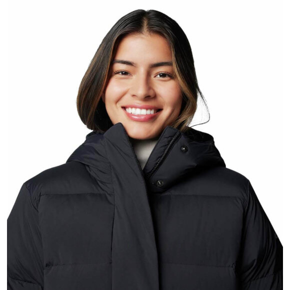 Lang dunjakke Boundless Days Long Down Jacket Black