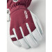 Hestra Army Leather Heli Ski 5 finger Bordeaux Skihandsker