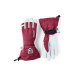 Hestra Army Leather Heli Ski 5 finger Bordeaux Skihandsker