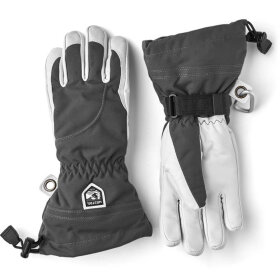 Hestra Heli Ski Female 5 finger Grey/white Skihandsker