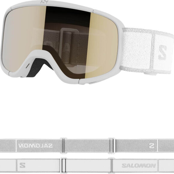 Hvide Salomon skibriller Lumi Access White