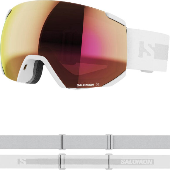 Radium ML White/Univ Ruby Goggles