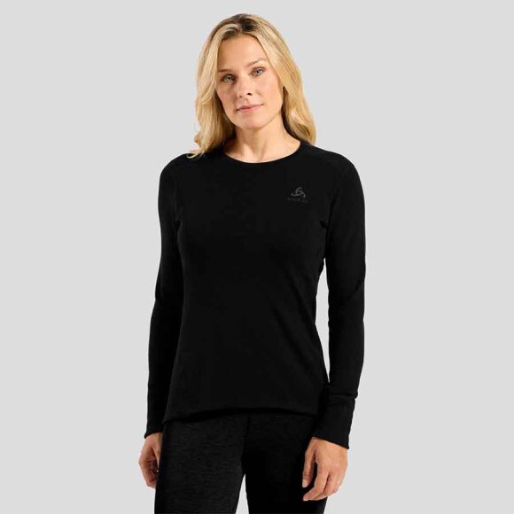 Uldtrøje W Top crew neck l/s Merino