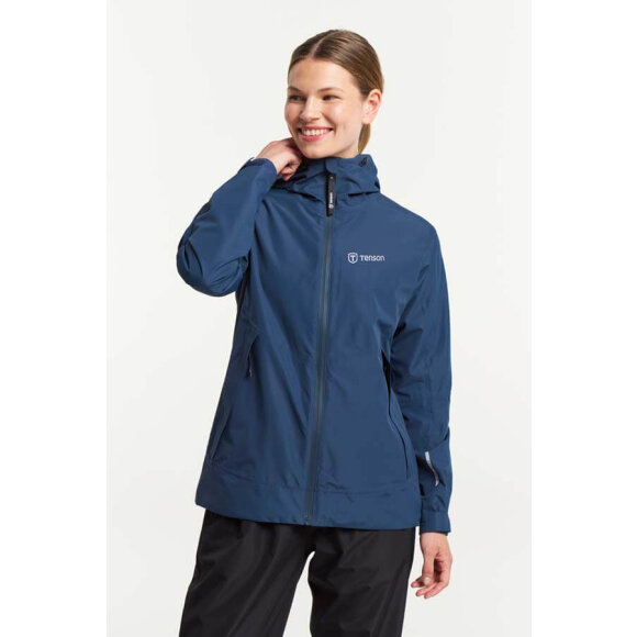 Tenson regnjakke W Winga Rain Jacket Dark Blue