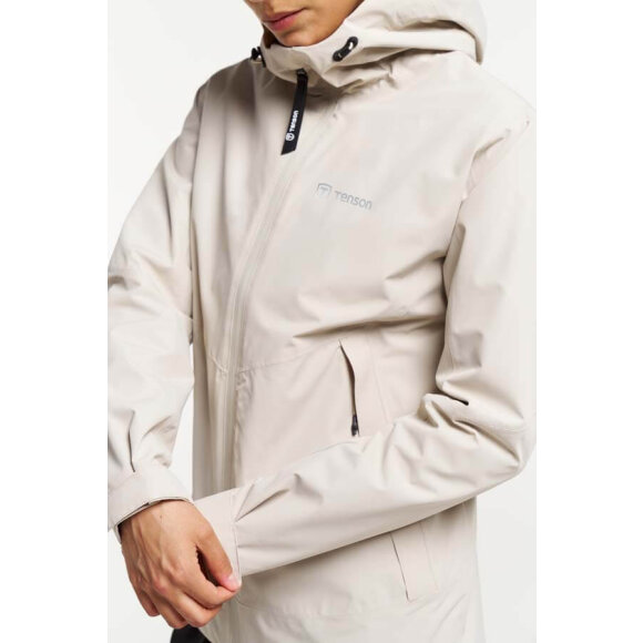 Tenson W Winga Rain Jacket Sand Regnjakke