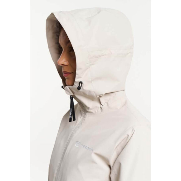 Tenson W Winga Rain Jacket Sand Regnjakke