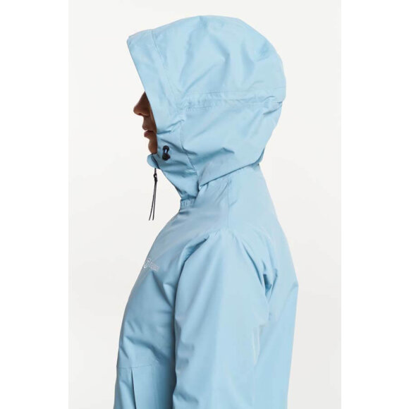 Regnjakke Tenson W Winga Rain Jacket Blue Grey