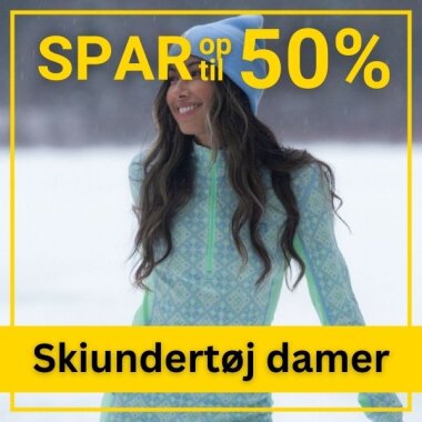 Skiundertøj til damer på udsalg