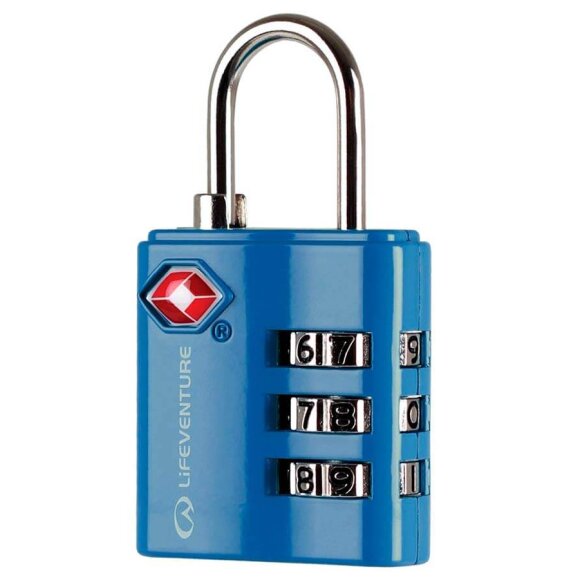 Rejse Hængelås TSA Combi Lock Blue