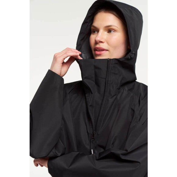 Tenson Drizzle Poncho Unisex Black Regnslag