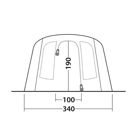 Tennessee 5 Air Outwell Lufttelt