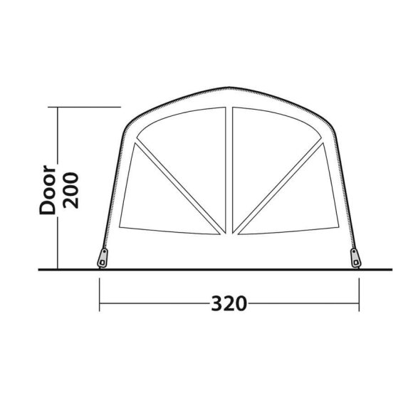 Outwell Nashville 5 Air TC Tunneltelt