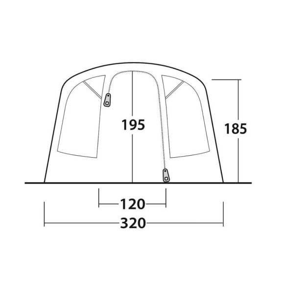 Outwell Colorado 5 Air Outwell Telt 5 pers